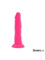 Diversia - Flexible Dildo with Vibration 23 CM - Pink