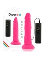 Diversia - Flexible Dildo with Vibration 23 CM - Pink
