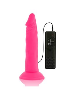 Diversia - Flexible Dildo with Vibration 23 CM - Pink