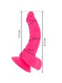Diversia - Dildo Vibrante Flessibile 21,5 CM - Rosa