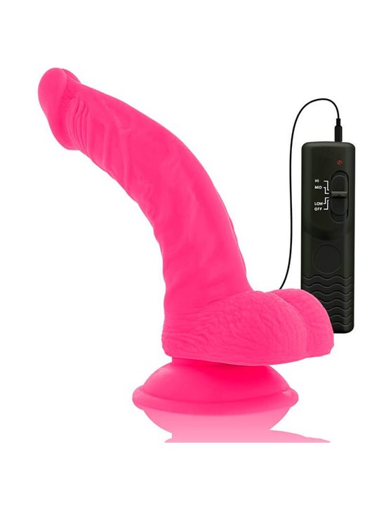 Diversia - Dildo Vibrante Flessibile 21,5 CM - Rosa