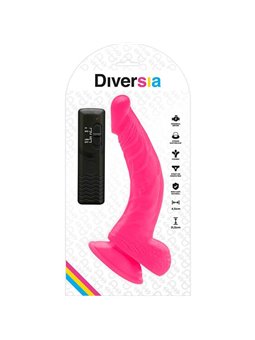 Diversia - Dildo Vibrante Flessibile 21,5 CM - Rosa