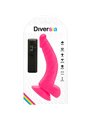 Diversia - Dildo Vibrante Flessibile 21,5 CM - Rosa