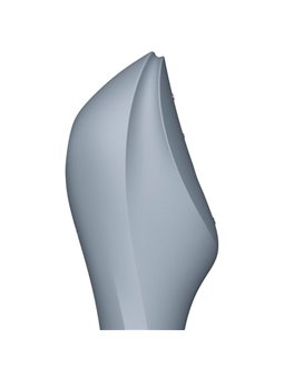 Satisfyer Curvy Trinity 3 Air Pulse Vibrator - GRey