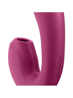 Satisfyer Sunray Stimulator And Vibrator App - Red