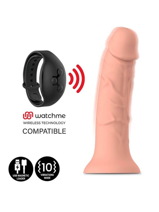 Mythology - Asher Original Dildo S - Vibrator Compatible with Watchme Wireless Technology