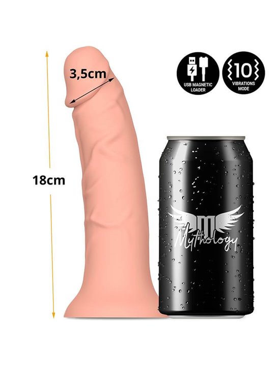 Mythology - Asher Original Dildo S - Vibrator Compatible with Watchme Wireless Technology