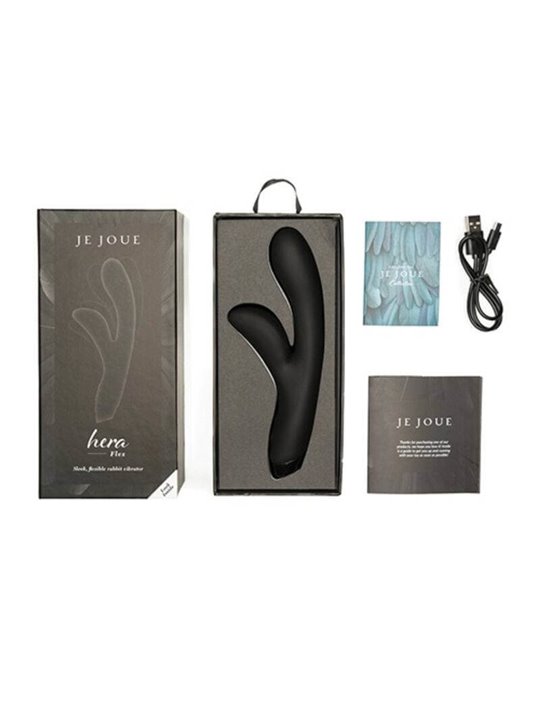 Je Joue Hera Flex Rabbit Vibrator - Black