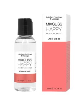 Mixgliss - Happy Litchi Silicone Lubricant 50 ML
