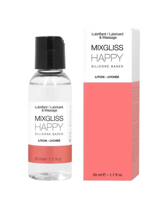 Mixgliss - Happy Litchi Silicone Lubricant 50 ML
