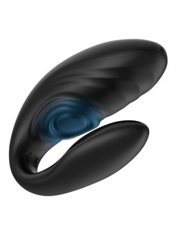 Brilly Glam Pulsing Effect Clip - Ovetto Pulsante e Vibrante con Telecomando - Nero
