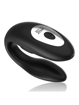 Brilly Glam Pulsing Effect Clip - Ovetto Pulsante e Vibrante con Telecomando - Nero