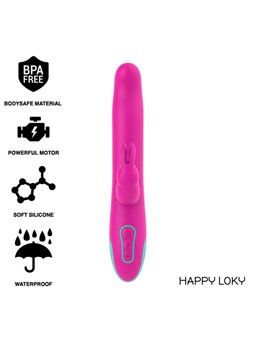 Happy Loky - Pluto Rabbit Vibrator & Rotator Watchme Wireless Technology Compatible
