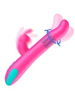 Happy Loky - Pluto Rabbit Vibrator & Rotator Watchme Wireless Technology Compatible