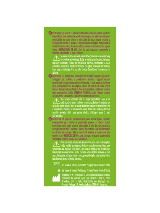 Control - Lub Tropical Lubricant Gel 75 ML