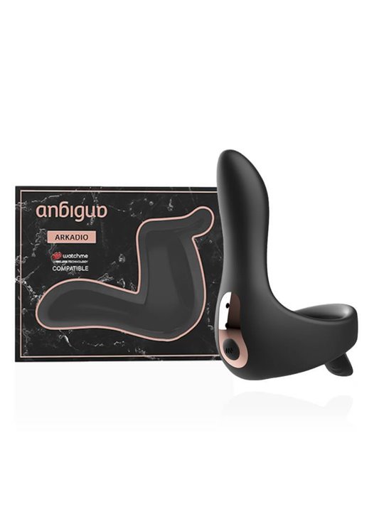 Anbiguo Arkadio - Anello Fallico Vibrante Compatibile Watchme