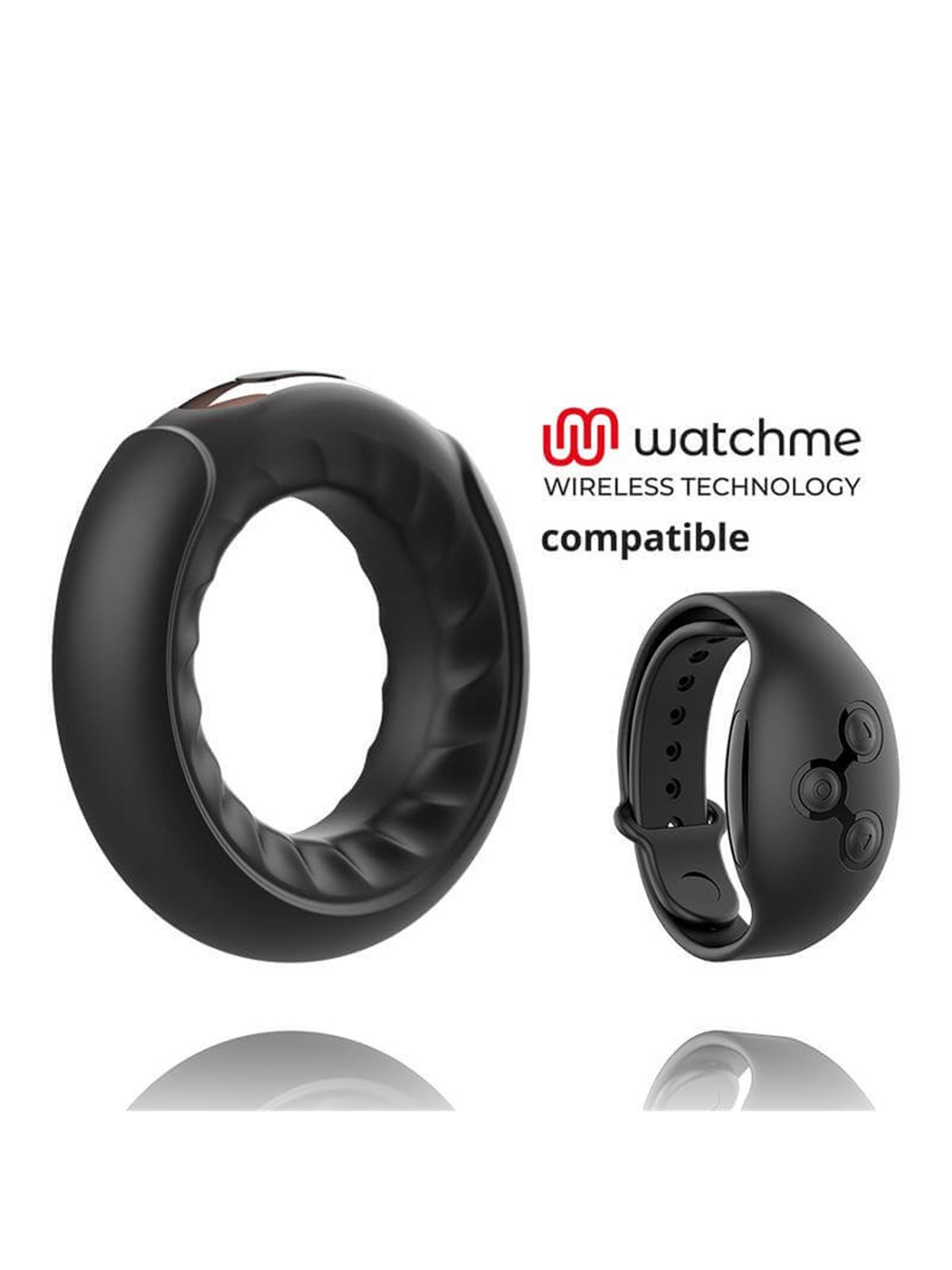 Anbiguo Adriano - Anello Fallico Vibrante Compatibile Watchme