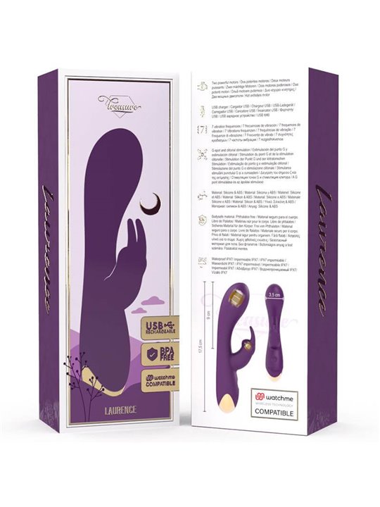 Treasure - Laurence Rabbit Vibrator Watchme Wireless Technology Compatible
