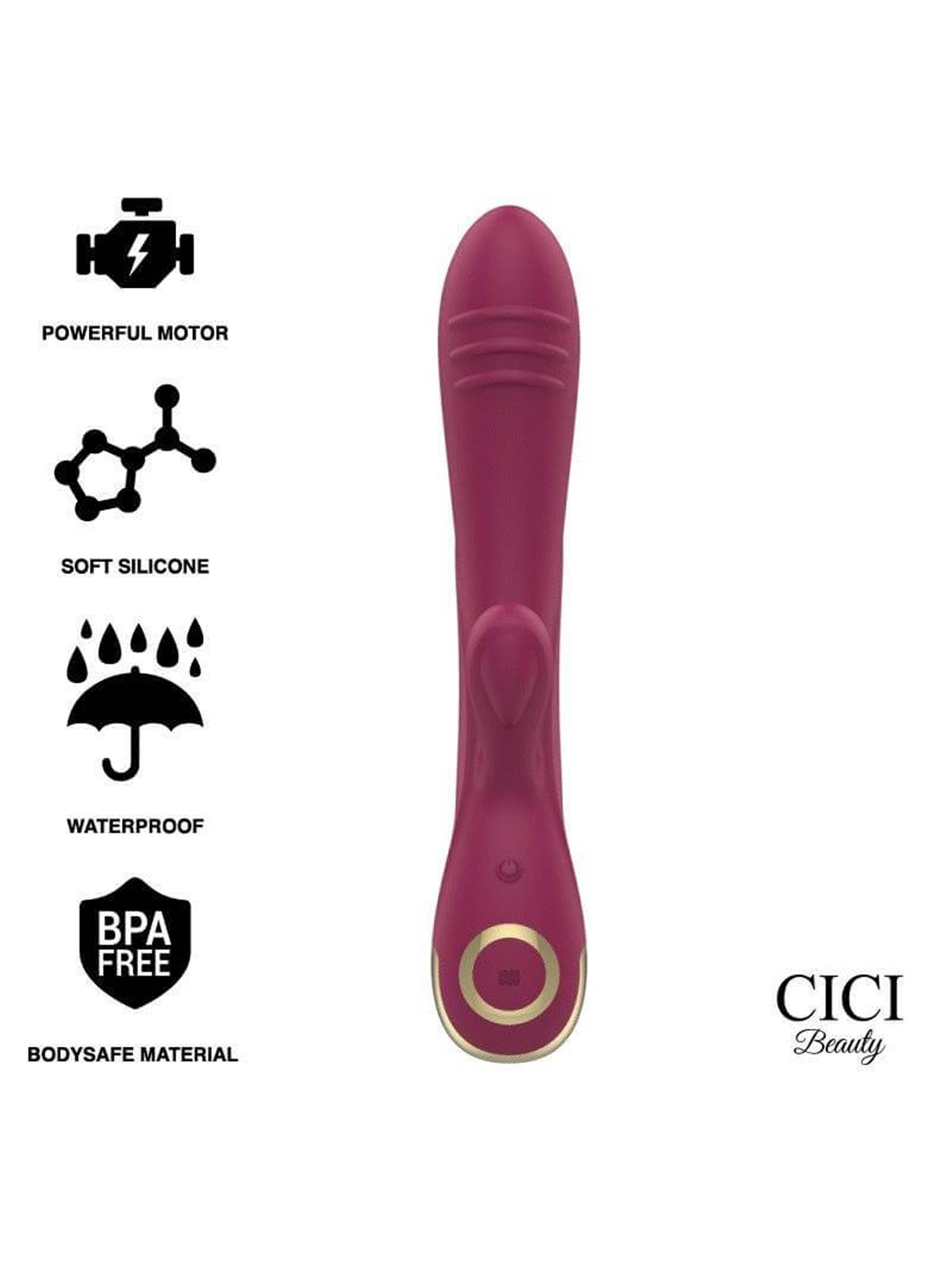 Cici Beauty- Premium Silicone Rabbit Vibrator