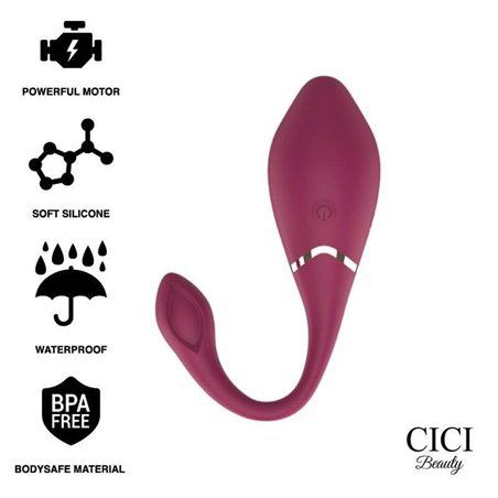 Cici Beauty Egg Vibrator - Ovetto Vibrante in Silicone con Controllo Remoto