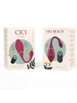 Cici Beauty Egg Vibrator - Ovetto Vibrante in Silicone con Controllo Remoto