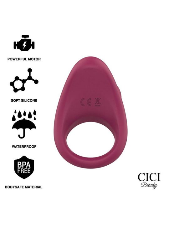 Cici Beauty Vibrating Ring - Anello Fallico Vibrante in Silicone Premium