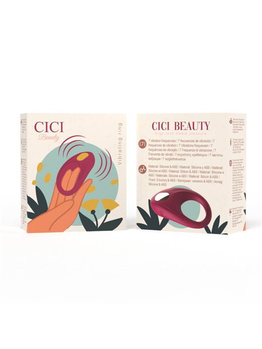 Cici Beauty Vibrating Ring - Anello Fallico Vibrante in Silicone Premium