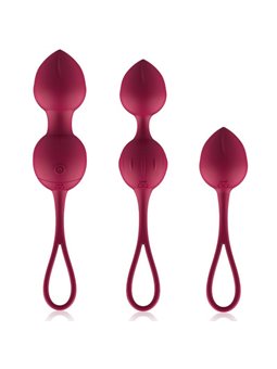 Cici Beauty Kegel Beads - Set di 3 Palline Vibranti con Controllo Remoto