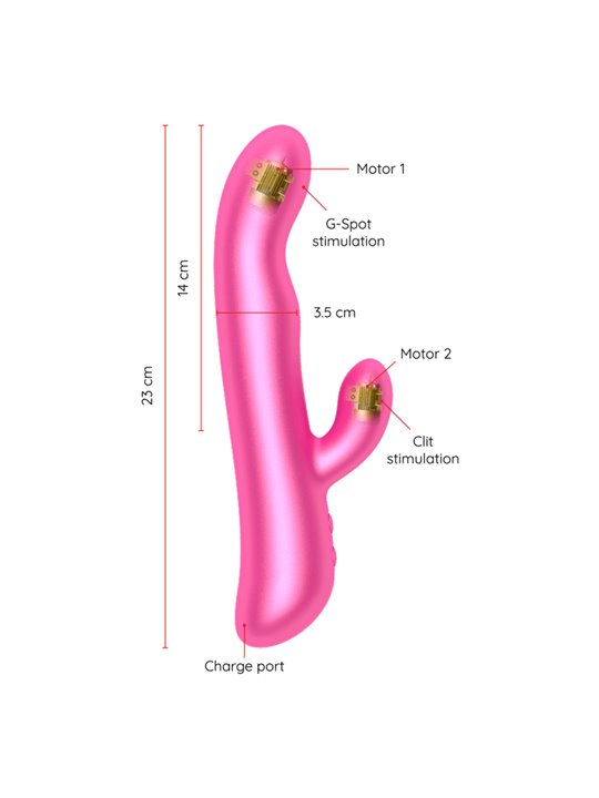 Oninder - Oslo Vibration & Rotation Pink - Free App