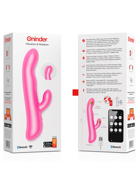 Oninder - Oslo Vibration & Rotation Pink - Free App