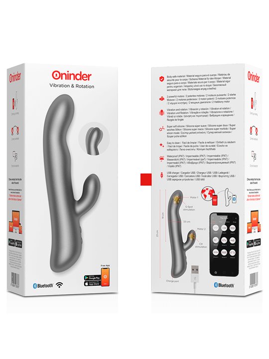Oninder - Oslo Vibration & Rotation Black - Free App