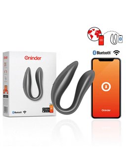Oninder - Lisboa G-Spot & Clitoral Stimulator Black - Free App