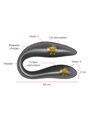 Oninder - Lisboa G-Spot & Clitoral Stimulator Black - Free App