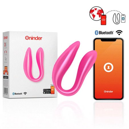 Oninder - Lisboa G-Spot & Clitoral Stimulator Pink - Free App