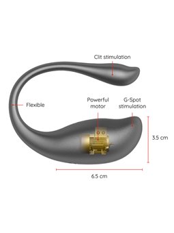 Oninder - Nairobi Vibrating Egg Black - Free App