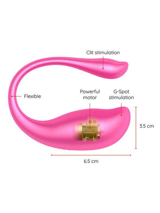 Oninder - Nairobi Vibrating Egg Pink - Free App