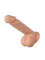Baile Bahamut - Pene Realistico Flessibile con Testicoli e Ventosa 21,8 CM