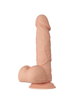 Baile Bahamut - Pene Realistico Flessibile con Testicoli e Ventosa 21,8 CM