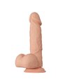 Baile Bahamut - Pene Realistico Flessibile con Testicoli e Ventosa 21,8 CM