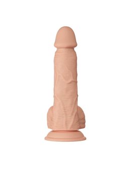 Baile Bahamut - Pene Realistico Flessibile con Testicoli e Ventosa 21,8 CM