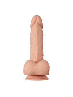 Baile Bahamut - Pene Realistico Flessibile con Testicoli e Ventosa 21,8 CM