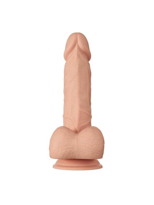 Baile Bahamut - Pene Realistico Flessibile con Testicoli e Ventosa 21,8 CM