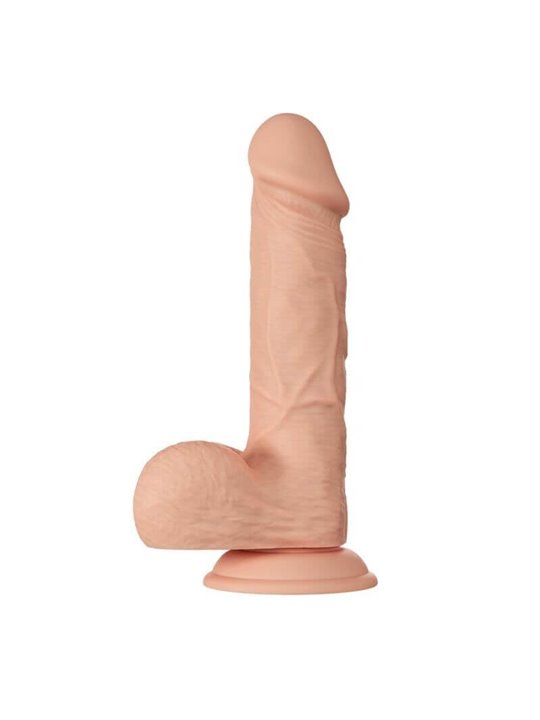 Baile Bahamut - Pene Realistico Flessibile con Testicoli e Ventosa 21,8 CM