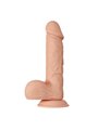 Baile Bahamut - Pene Realistico Flessibile con Testicoli e Ventosa 21,8 CM