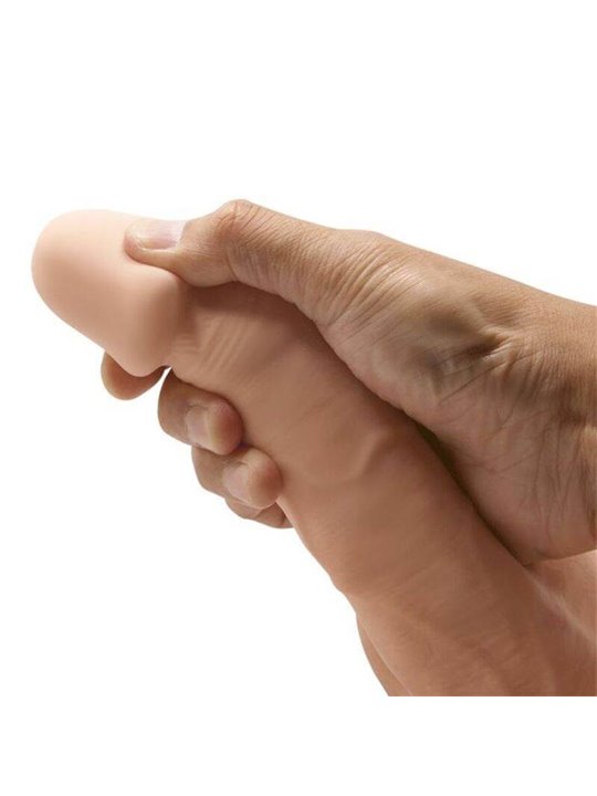 Baile Bahamut - Pene Realistico Flessibile con Testicoli e Ventosa 21,8 CM
