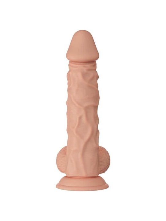 Baile Buraq - Pene Realistico Flessibile con Testicoli e Ventosa 24 CM