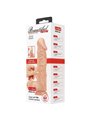 Baile Buraq - Pene Realistico Flessibile con Testicoli e Ventosa 24 CM