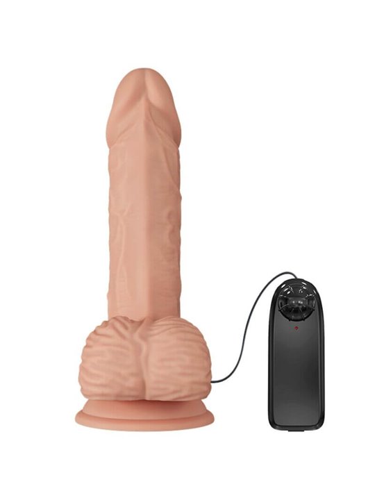Baile Catoblepas - Pene Realistico Vibrante con Testicoli e Ventosa 20,6 CM