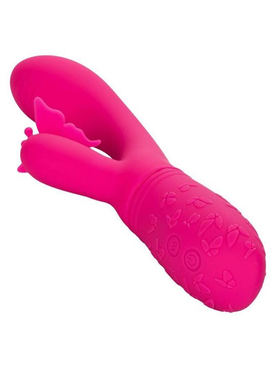 CalExotics Butterfly Kiss Flutter - Vibratore Rabbit Fucsia con Farfalla