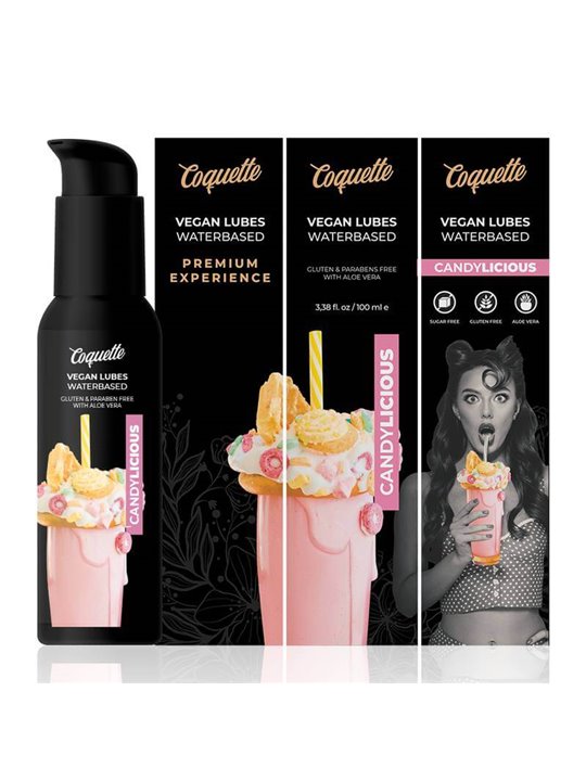 Coquette Vegan Lubes - Lubrificante Naturale Gusto Candylicious 100 ML